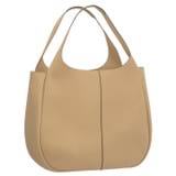 Back product shot of the Oroton Emilia Large Tote in Camel and Pebble leather for Women