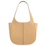 Front product shot of the Oroton Emilia Tote in Camel and Pebble leather for Women