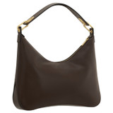 Back product shot of the Oroton North Hobo in Bear Brown and Smooth leather for Women