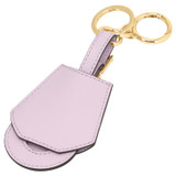 Back product shot of the Oroton Inez Air Tag Keyring in Lilac and Saffiano Leather for Women