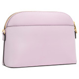 Back product shot of the Oroton Inez Slim Crossbody in Lilac and Shiny Soft Saffiano for Women