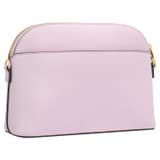 Back product shot of the Oroton Inez Slim Crossbody in Lilac and Shiny Soft Saffiano for Women