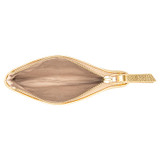 Internal product shot of the Oroton Eve Small Pouch in Gold and Pebble leather for Women