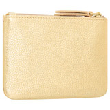 Back product shot of the Oroton Eve Small Pouch in Gold and Pebble leather for Women