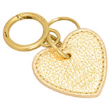 Back product shot of the Oroton Eve Credit Card Sleeve And Heart Keyring Set in Gold and Pebble leather for Women