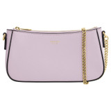 Front product shot of the Oroton Inez Chain Wristlet in Lilac and Saffiano Leather for Women