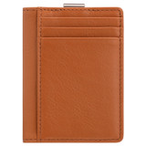 Back product shot of the Oroton Jessie Money Clip Wallet in Caramel and Vegetable Tanned Leather for Men