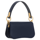 Back product shot of the Oroton Liv Small Day Bag in Fisherman Blue and Pebble leather for Women