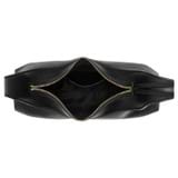Internal product shot of the Oroton Cinder Mini Baguette in Black and Smooth leather for Women