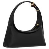 Back product shot of the Oroton Cinder Mini Baguette in Black and Smooth leather for Women
