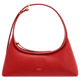 Front product shot of the Oroton Cinder Mini Baguette in Dark Poppy and Smooth leather for Women