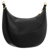 Back product shot of the Oroton Florence Medium Hobo in Black and Smooth leather for Women