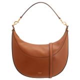 Front product shot of the Oroton Florence Medium Hobo in Cognac and Smooth leather for Women
