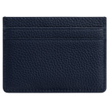 Back product shot of the Oroton Jemima Card Holder in Fisherman Blue and Pebble leather for Women