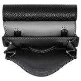 Internal product shot of the Oroton Margot Phone Crossbody in Black and Pebble leather for Women