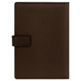 Back product shot of the Oroton Fife Passport Sleeve in Thicket and Pebble leather for Women