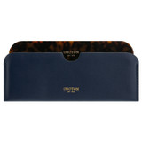 Front product shot of the Oroton Fife Travel Comb in French Navy and Smooth leather for Women