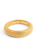 Front product shot of the Oroton Caterina Textured Ring in 18K Gold and Recycled 925 Sterling Silver for Women