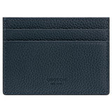 Front product shot of the Oroton Porter Pebble Credit Card Sleeve in Oxford Blue and Pebble Leather for Men