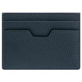 Back product shot of the Oroton Porter Pebble Credit Card Sleeve in Oxford Blue and Pebble Leather for Men