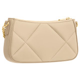 Back product shot of the Oroton Inez Quilted Wristlet Clutch in Praline and Smooth Leather for Women