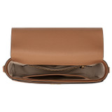 Internal product shot of the Oroton Yvonne Medium Day Bag in Tan and Pebble Leather for Women