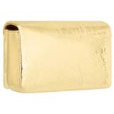 Back product shot of the Oroton Elvie Metallic Crossbody in Gold and Foil texture leather for Women