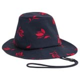 Front product shot of the Oroton Boyd Printed Hat in Dutch Tulip Print and Canvas for Women