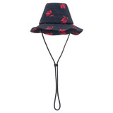 Front product shot of the Oroton Boyd Printed Hat in Dutch Tulip Print and Canvas for Women