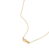 Internal product shot of the Oroton Calypso Cluster Necklace in 18K Gold and Recycled 925 Sterling Silver for Women