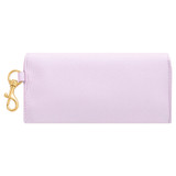 Back product shot of the Oroton Jemima Sunglasses Pouch in Orchid and Pebble leather for Women