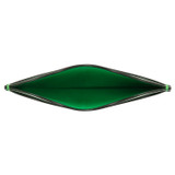 Internal product shot of the Oroton Ric Rac Credit Card Sleeve in Jewel Green/Dark Sea Spray and Smooth Leather for Women