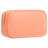 Back product shot of the Oroton Jemima Beauty Bag in Summer Melon and Pebble leather for Women