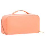 Back product shot of the Oroton Jemima Medium Beauty Case in Summer Melon and Pebble leather for Women