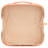 Internal product shot of the Oroton Jemima Medium Beauty Case in Summer Melon and Pebble leather for Women
