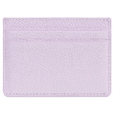 Back product shot of the Oroton Jemima Card Holder in Orchid and Pebble leather for Women