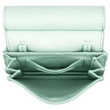 Internal product shot of the Oroton Margot Phone Crossbody in Dark Sea Spray and Pebble leather for Women