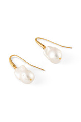 Front product shot of the Oroton Marleigh Earrings in Gold and Baroque freshwater pearl for Women