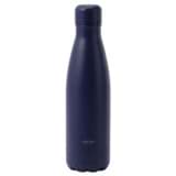 Front product shot of the Oroton Effie Water Bottle in Azure Blue and Stainless Steel for Women