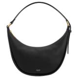 Front product shot of the Oroton Penny Small Shoulder Bag in Black and Smooth leather for Women
