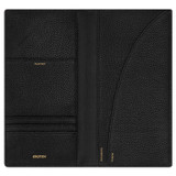 Internal product shot of the Oroton Jemima Slim Travel Wallet in Black and Pebble Leather for Women