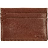 Front product shot of the Oroton Katoomba Credit Card Sleeve in  and Veg tanned leather for Men