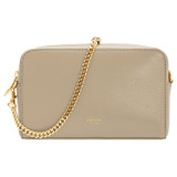 Front product shot of the Oroton Inez Chain Crossbody in Fawn and Smooth Saffiano for Women