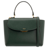 Front product shot of the Oroton Inez Medium Satchel in Juniper and Saffiano Leather for Women