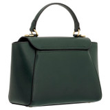 Back product shot of the Oroton Inez Small Satchel in Juniper and Saffiano Leather for Women