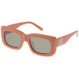 Front product shot of the Oroton Alice Sunglasses in Clay and Acetate for Women