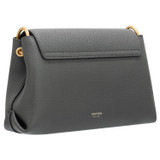 Back product shot of the Oroton Margot Small Top Handle in Dark Slate and Pebble leather for Women