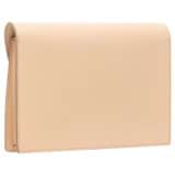 Back product shot of the Oroton Mia Texture Clutch in Honey Nougat and Textured leather for Women