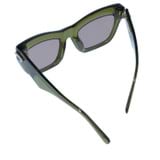 Front product shot of the Oroton Sebes Sunglasses in Dark Olive and Acetate for Women