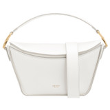 Front product shot of the Oroton Fable Small Day Bag in Paper White and Smooth leather for Women